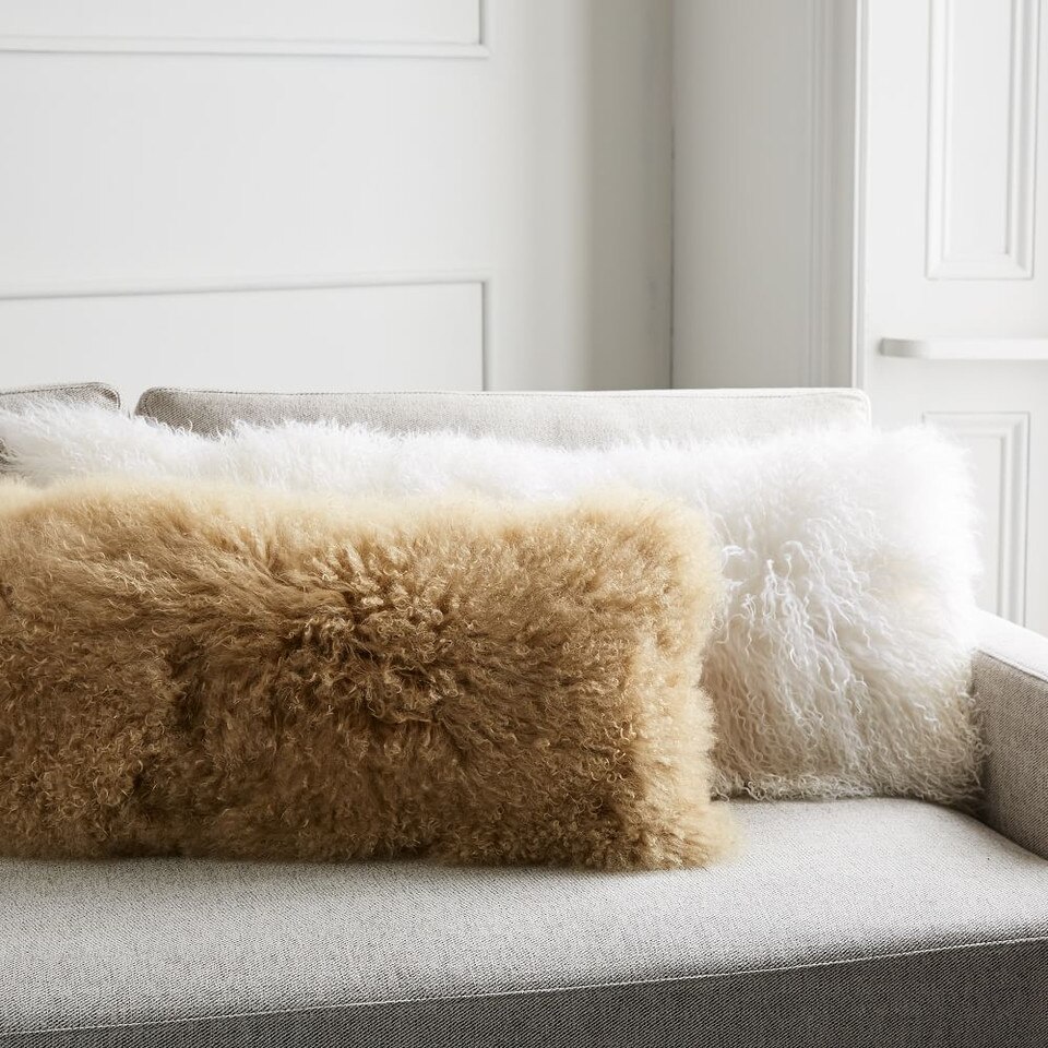 Mongolian Lamb Cushion Covers West Elm Australia